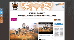 Desktop Screenshot of karhubasket.net